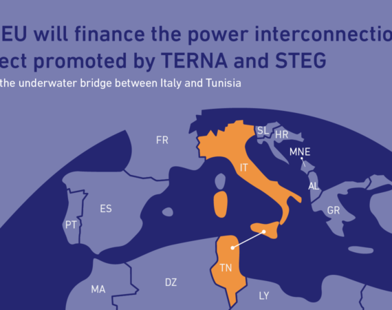 The EU will finance Italy-Tunisia power interconnection project