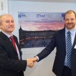 Coffee snapshots: two secretaries general, Angelo Ferrante (Med-TSO) and Laurent Scmitt (ENTSO-E)