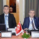 During the Executive Board meeting: from left to right, Mr. Kara and the Vicepresident of Med-TSO Mr. Ozata (both from TEIAS)